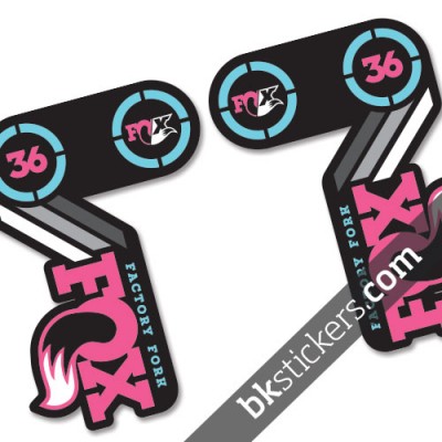 Fox 36 40th Anniversary Cyan Pink