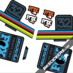 Fox Factory 32 Limited Edition stickers kit Black Forks