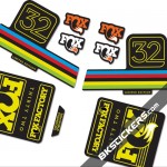 Fox Factory 32 Limited Edition stickers kit Black Forks