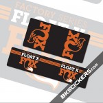 Fox Float X Stickers kit Rear Shocks