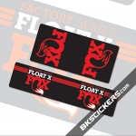 Fox Float X Stickers kit Rear Shocks