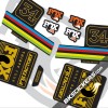 Fox Factory 34 Limited Edition stickers kit Black Forks