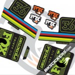 Fox Factory 36 Limited Edition stickers kit Black Forks
