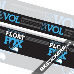 FOX Factory Float Evol Stickers Kit Rear Shock