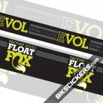 FOX Factory Float Evol Stickers Kit Rear Shock - bkstickers.com
