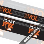 FOX Factory Float Evol Stickers Kit Rear Shock