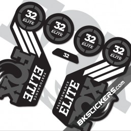 FOX 2016 32 Elite Decals kits Forks - bkstickers.com