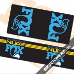 FOX Shox Nude Decals Kit Rear Shock - bkstickers.com