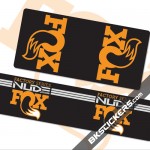 FOX Shox Nude Decals Kit Rear Shock - bkstickers.com