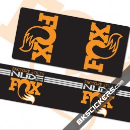 FOX Shox Nude Decals Kit Rear Shock - bkstickers.com