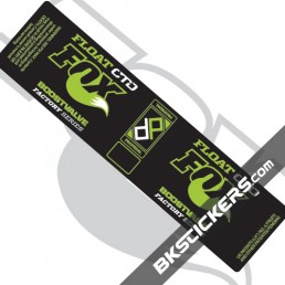 FOX Float CTD Decals Kit Rear Shock - bkstickers