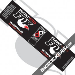 FOX Float CTD Decals Kit Rear Shock - bkstickers