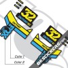 Fox 32 SC Factory Series Decals Kit Black Forks - bkstickers.com