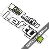 Lefty XLR 100 Black Fork Decals kit - Bkstickers.com