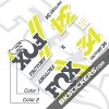 Fox Factory 34 2018 Decals White Forks - bkstcikers.com
