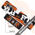 FOX Factory Float X2 Decals Kit Rear Shock - BkStickers.com
