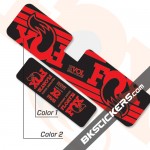 FOX Factory Float X2 Decals Kit Rear Shock - BkStickers.com