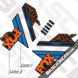 Fox 32 Step-Cast AX Decals Black Forks - bkstickers.com