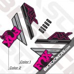 Fox 32 Step-Cast AX Decals Black Forks - bkstickers.com