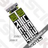 Rockshox Reba 2021 Black Fork Decals kit - BkStickers.com