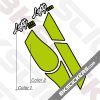 Lefty Ocho Carbon Fork Decals Kit