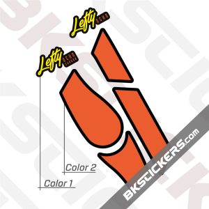 Lefty Ocho Carbon Fork Decals Kit
