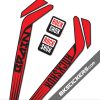 Rockshox RS-1 Brain Stickers kit Black Forks