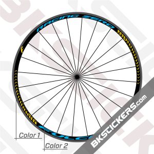 Fulcrum Racing Zero Black Rims Decals kit