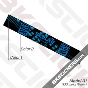 Rockshox Deluxe Select 2020 Rear Shock Decals kit
