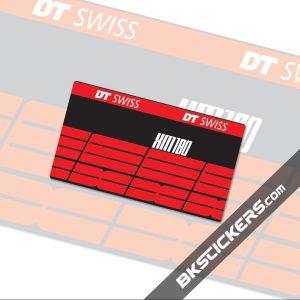 DT SWISS XM180 Stickers kit Rear Shock