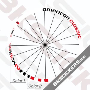 American Classic 420 Aero 3 Decals kit